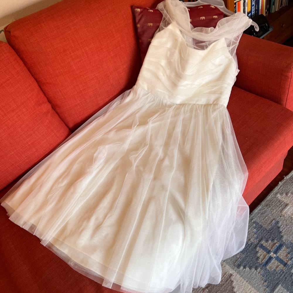 Amsale  - Tulle Midi Wedding Dress